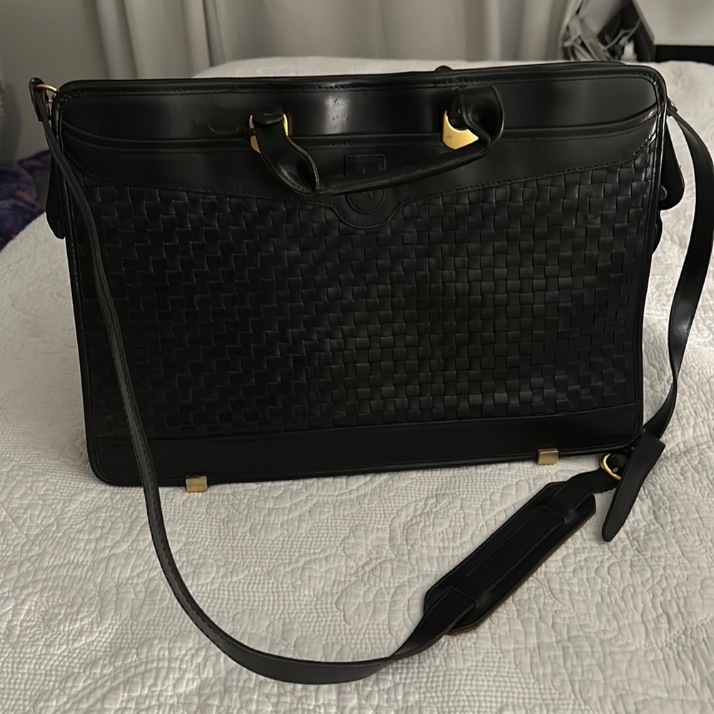 Hartmann By Lombardo Leather Briefcase